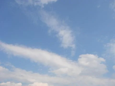 Blue sky with clouds nature for background. Pattern of clouds in the blue sky Stock Photos