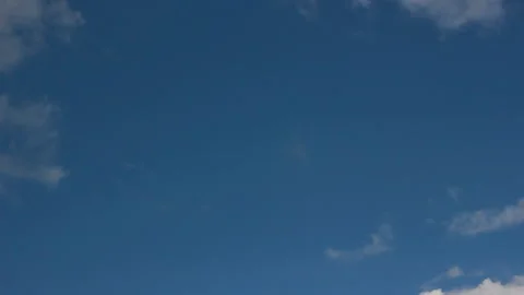 Blue sky with clouds. Nature time lapse. Stock Footage 154474094