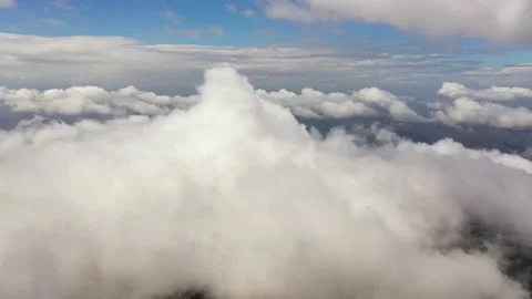 Blue sky with clouds over mountains. Stock Footage 222569465