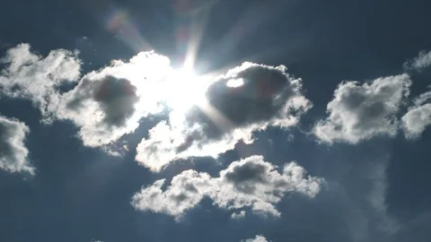 Blue Sky Clouds Passing Sunset Timelapse Vídeos de archivo 112630946