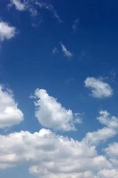 Blue sky with clouds Stock Photos