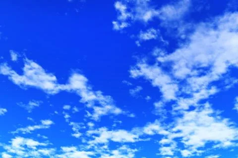Blue sky with clouds Stock Photos