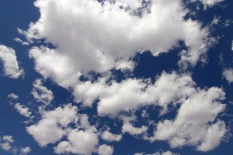 Blue sky clouds Stock Photos