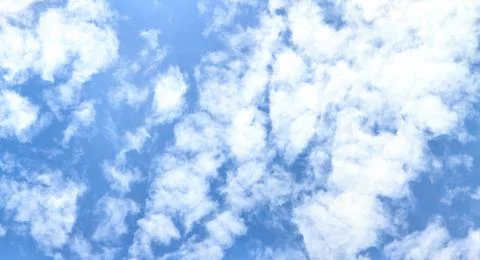 Blue sky with clouds Stock Photos