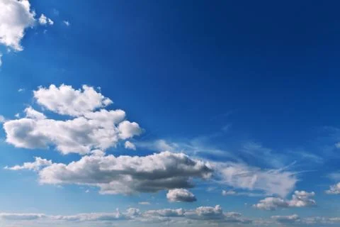 Blue sky with clouds Stock Photos