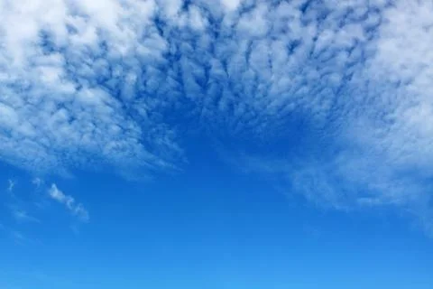 Blue sky with clouds. Stock Photos