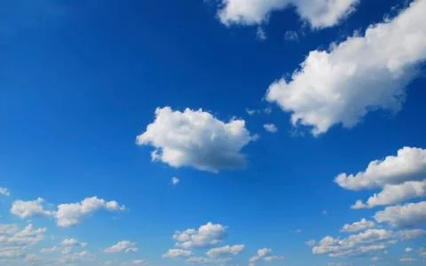Blue sky with clouds Stock Photos