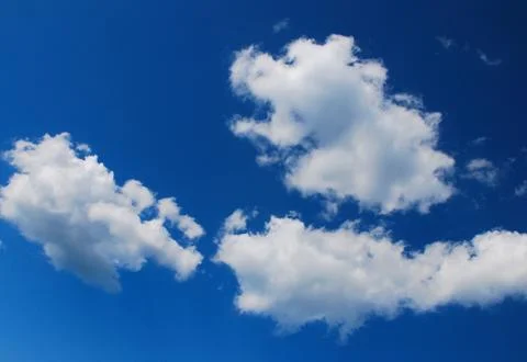 Blue sky with clouds Stock Photos