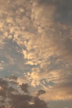 Blue sky with clouds Stock Photos