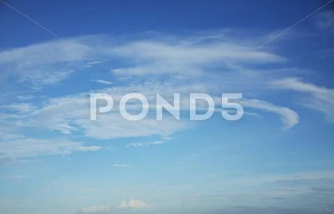 Blue sky with clouds Stock Photos