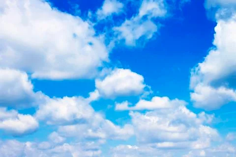 Blue sky with clouds Stock Photos