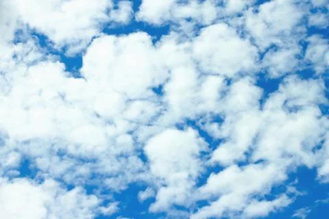 Blue sky with clouds Stock Photos