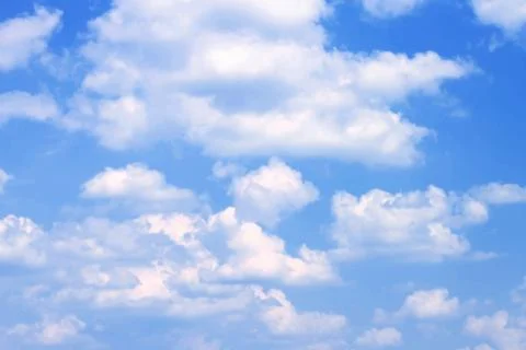 Blue sky with clouds Stock Photos