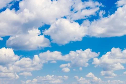 Blue sky with clouds Foto stock
