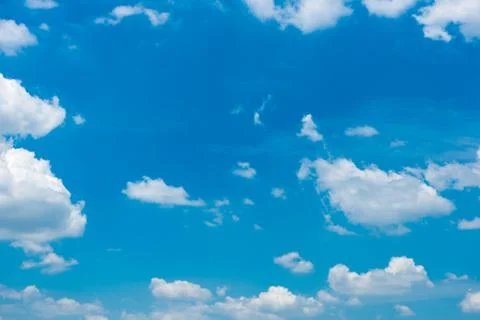 Blue sky with clouds Stock Photos