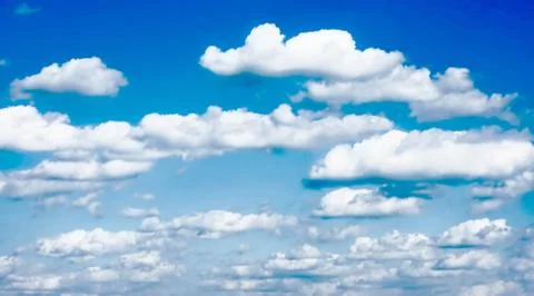 Blue sky with clouds Foto stock