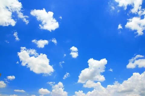 Blue sky with clouds 库存照片