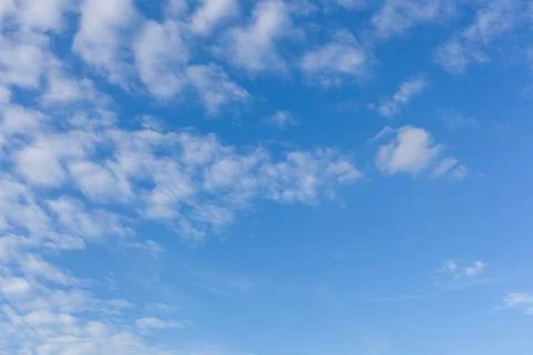 Blue sky with clouds Stock Photos