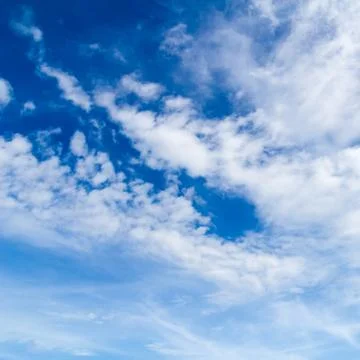 Blue sky with clouds Stock Photos