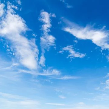 Blue sky with clouds Stock Photos
