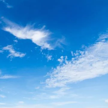 Blue sky with clouds Stock Photos