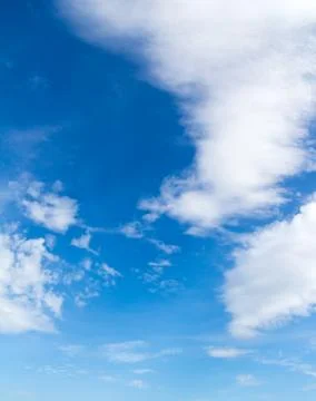 Blue sky with clouds Stock Photos