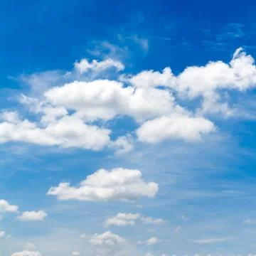 Blue sky with clouds Stock Photos