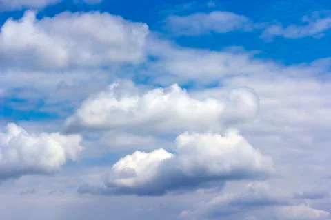 Blue sky with clouds Foto stock
