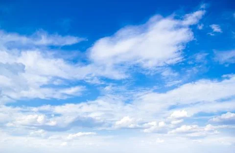 Blue sky with clouds Stock Photos