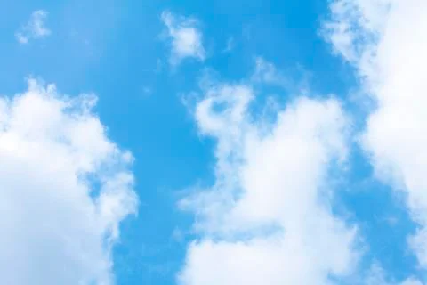 Blue sky with clouds Stock Photos