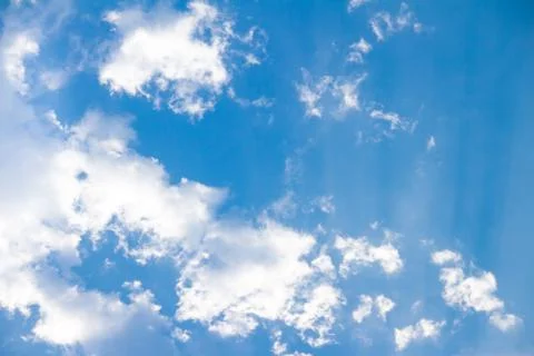 Blue sky with clouds Stock Photos