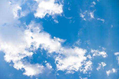 Blue sky with clouds Stock Photos