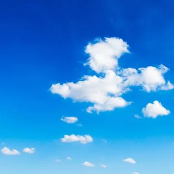 Blue sky with clouds Stock Photos
