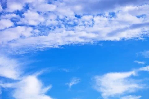 Blue sky with clouds Stock Photos