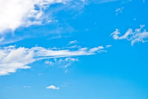 Blue sky with clouds Stock Photos