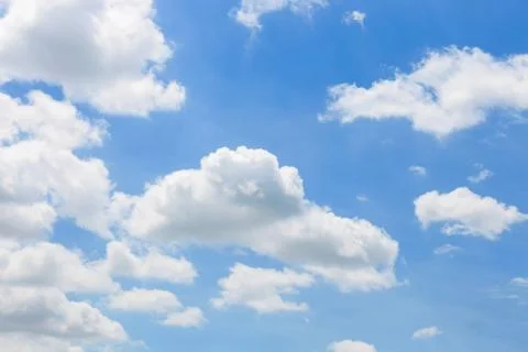 Blue sky with clouds Stock Photos