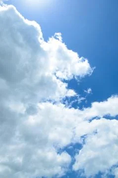 Blue sky with clouds 스톡 사진