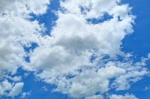 Blue sky with clouds Stock-Fotos