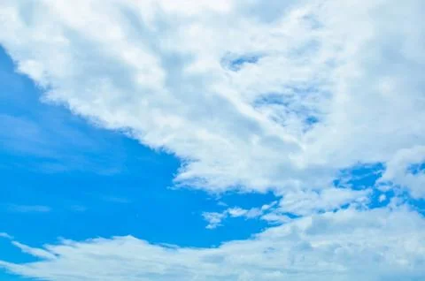 Blue sky with clouds 스톡 사진