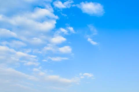 Blue sky with clouds Stock-Fotos