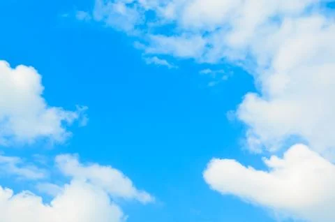 Blue sky with clouds 스톡 사진