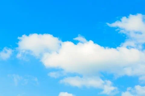 Blue sky with clouds 写真素材