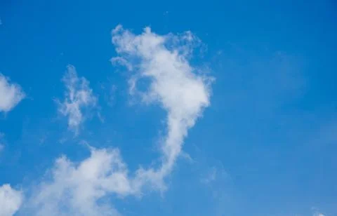 Blue sky with clouds Foto stock