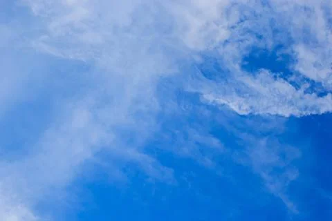 The blue sky with clouds Stock Photos
