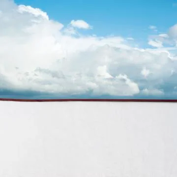 Blue sky with clouds Foto stock