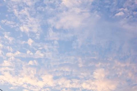 Blue sky with clouds Stock Photos