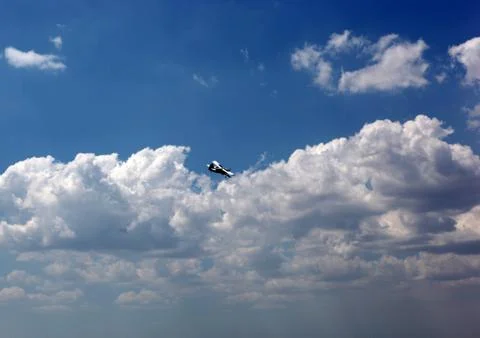 Blue sky with clouds 스톡 사진