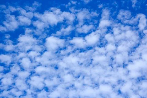 Blue Sky with Clouds. Stock Photos