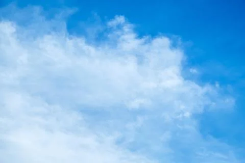 The blue sky with clouds Stock Photos