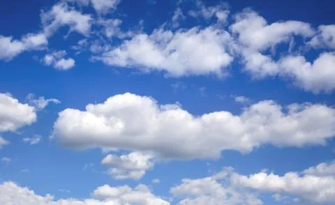 Blue sky with clouds Stock Photos